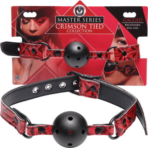 Crimson Tied Breathable Ball Gag