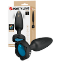 Tarion - Light-Up Rechargeable Butt Plug (Black)