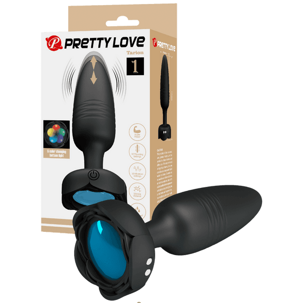 Tarion - Light-Up Rechargeable Butt Plug (Black)