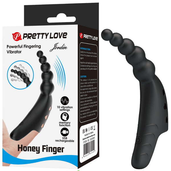 Rechargeable Honey Finger - Jordin (Black)