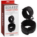 Tempt Him Hand Cuffs (Black)
