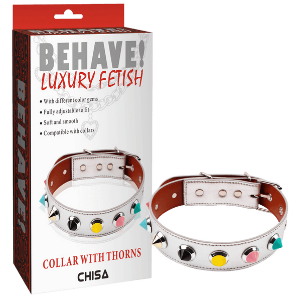 Collar with Thorns (White)