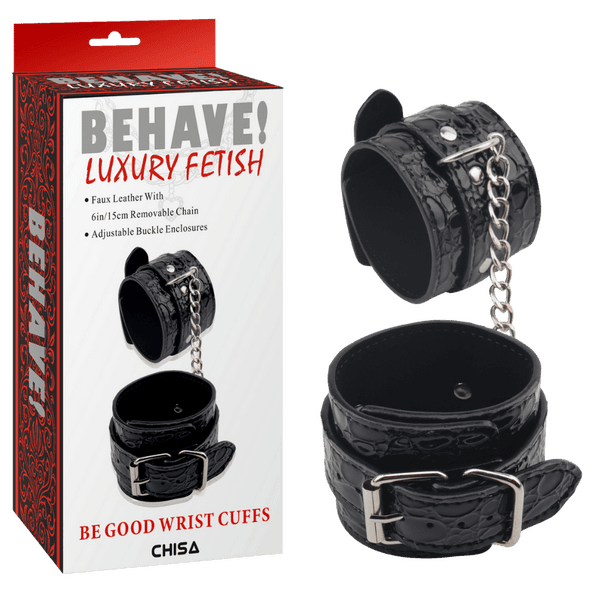 Be Good Wrist Cuffs (Black)