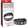 Collar with Thorns (Black)