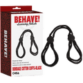 Bondage Cotton Cuffs (Black)