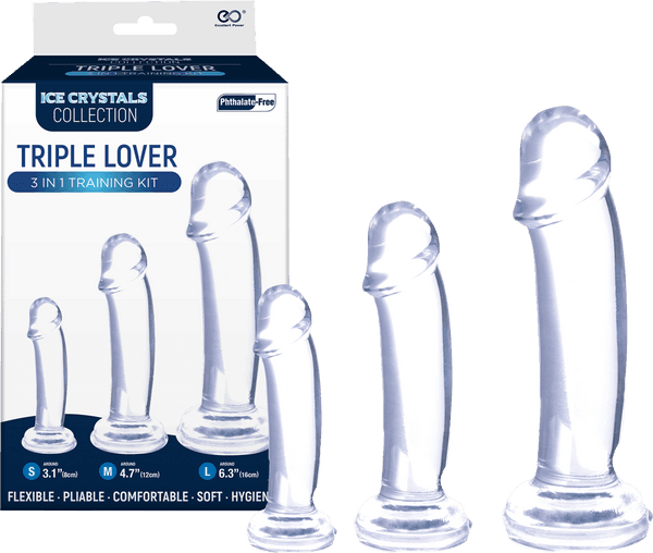 Triple Lover 3 In 1 Training Kit (Clear)