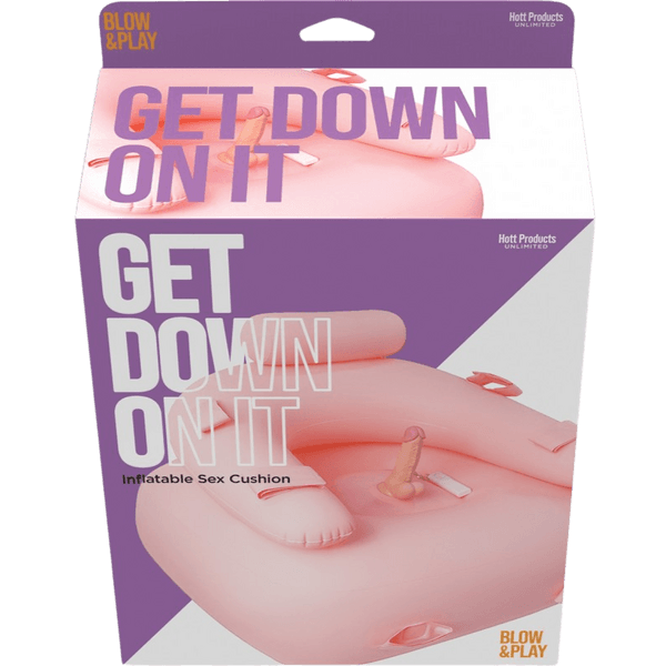 Get Down On It Inflatable Vibrating Dildo