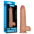 9.5" Vibrating Power Basics Cock (Flesh)