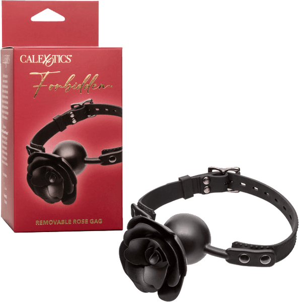 Removable Rose Gag (Black)