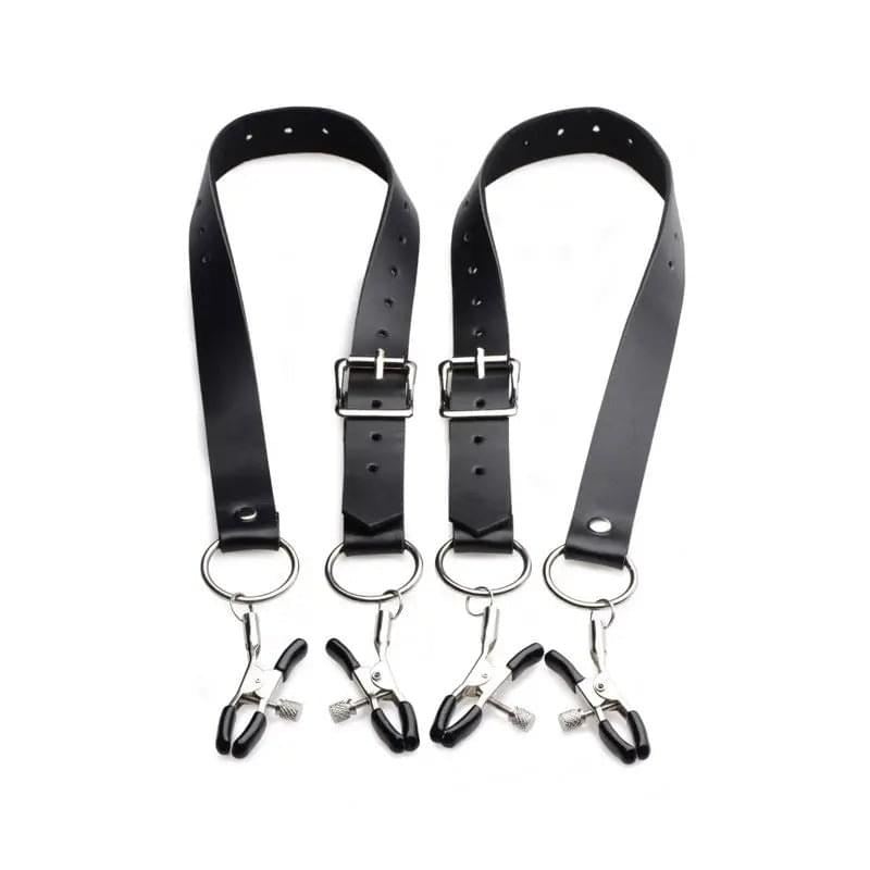 Labia Spreader Straps with Clamps Master Series Discreet Intimate Essentials.