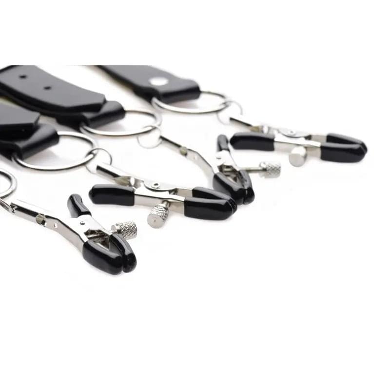 Labia Spreader Straps with Clamps Master Series Discreet Intimate Essentials.