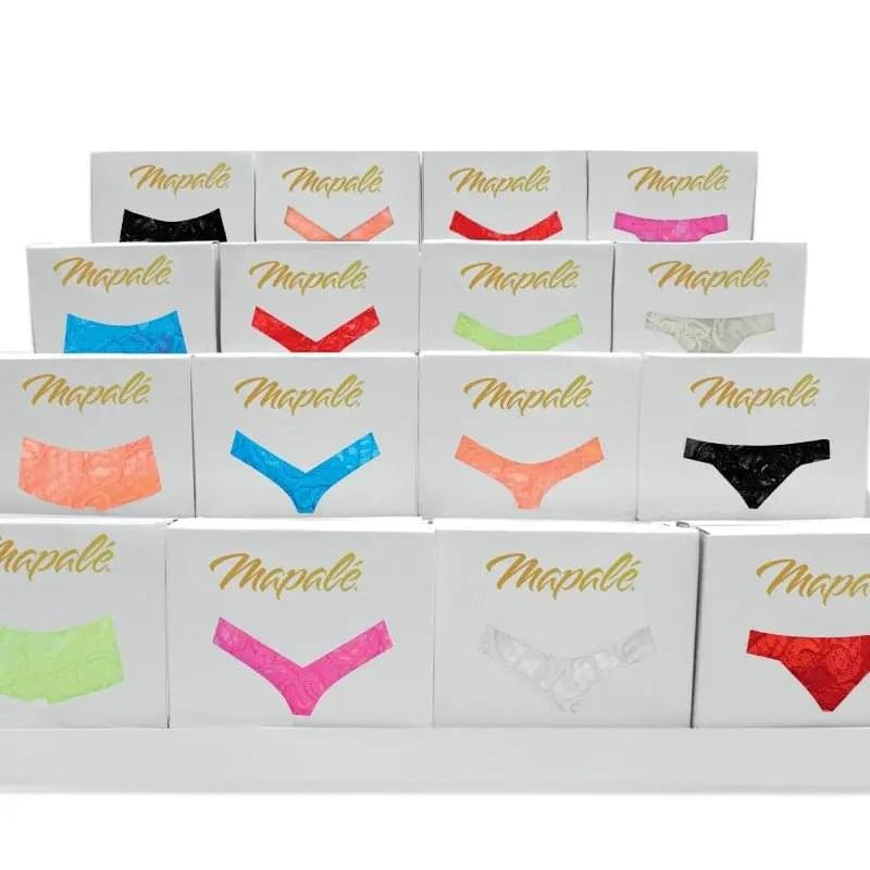 Lace Boyshort Orange Mapale Discreet Intimate Essentials.