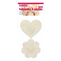 Lace Heart and Flower Nipple Pasties Twin Pk Lovetoy Discreet Intimate Essentials.