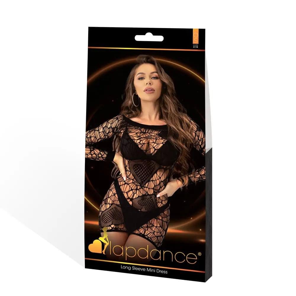 LAPDANCE Long Sleeve Mini Dress -  - One Size XGEN Products Discreet Intimate Essentials.