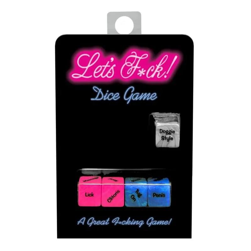 Lets F*ck Dice Kheper Games Discreet Intimate Essentials.