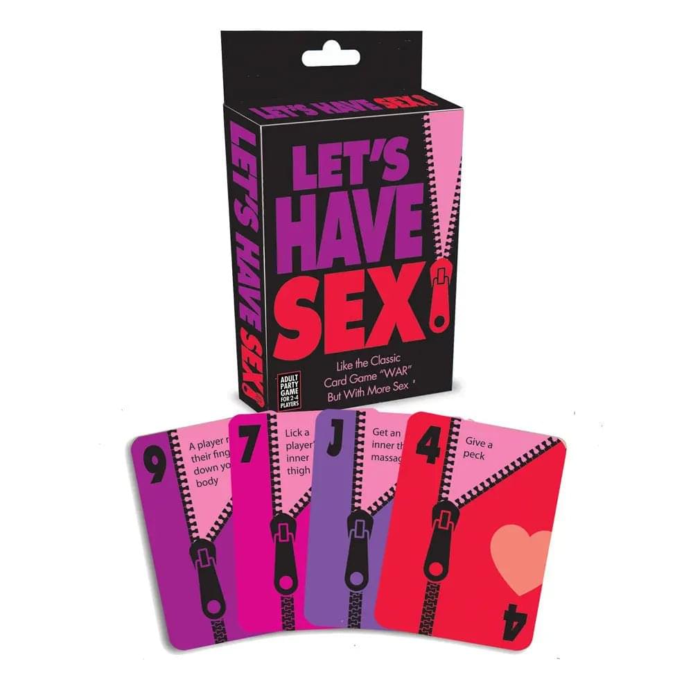 Let's Have Sex - Naughty Card Game Little Genie Discreet Intimate Essentials.