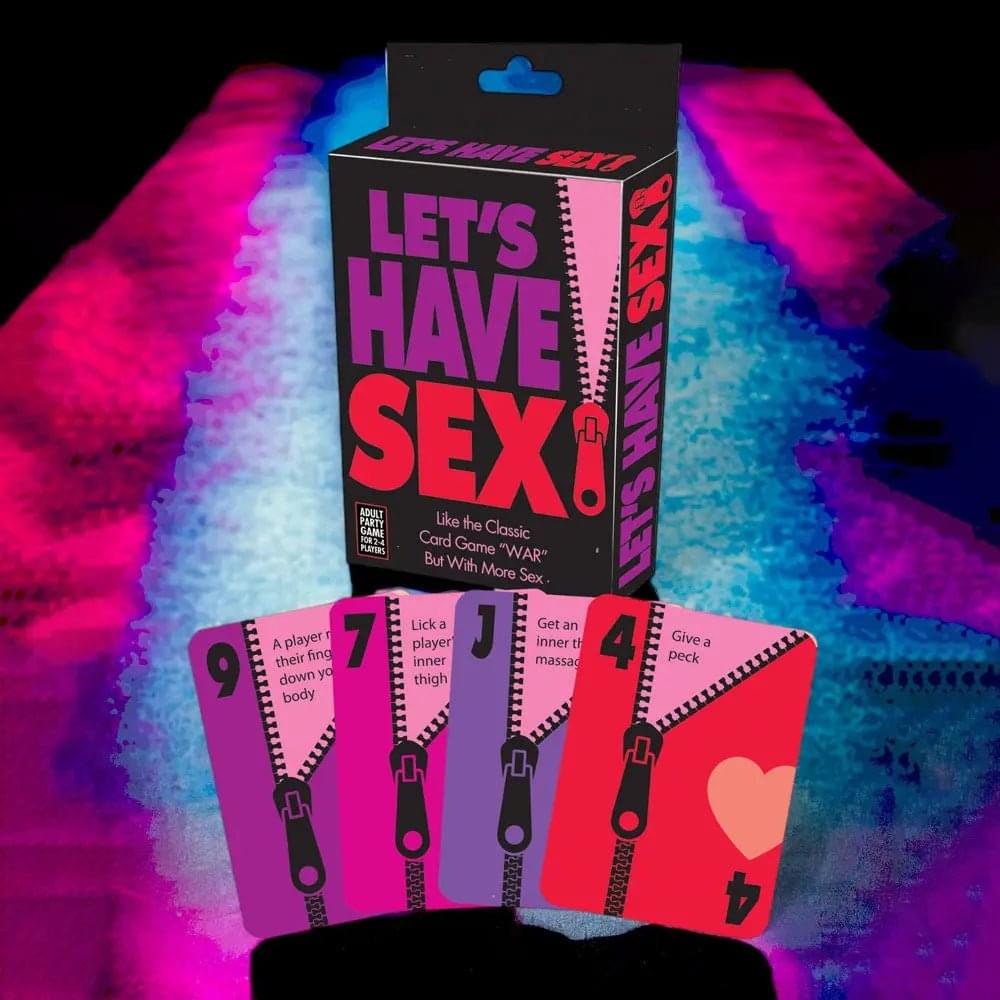 Let's Have Sex - Naughty Card Game Little Genie Discreet Intimate Essentials.