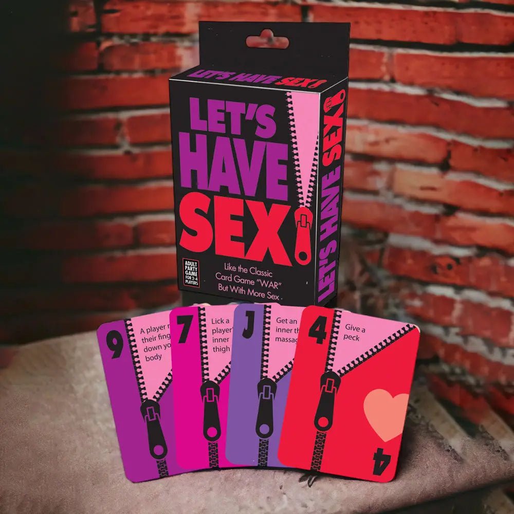 Shop affordable quality Let's Have Sex - Naughty Card Game - Discreet Intimate Essentials - GAMES - Little Genie