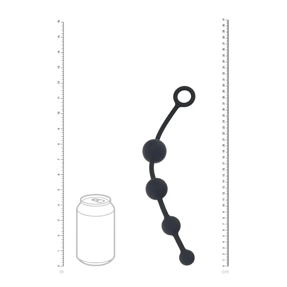 LEVELZ Curved Silicone Anal Beads -  -  29.5 cm Anal Beads Shots Toys Discreet Intimate Essentials.