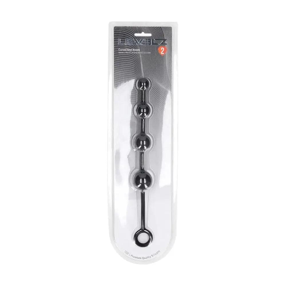LEVELZ Curved Silicone Anal Beads -  -  29.5 cm Anal Beads Shots Toys Discreet Intimate Essentials.