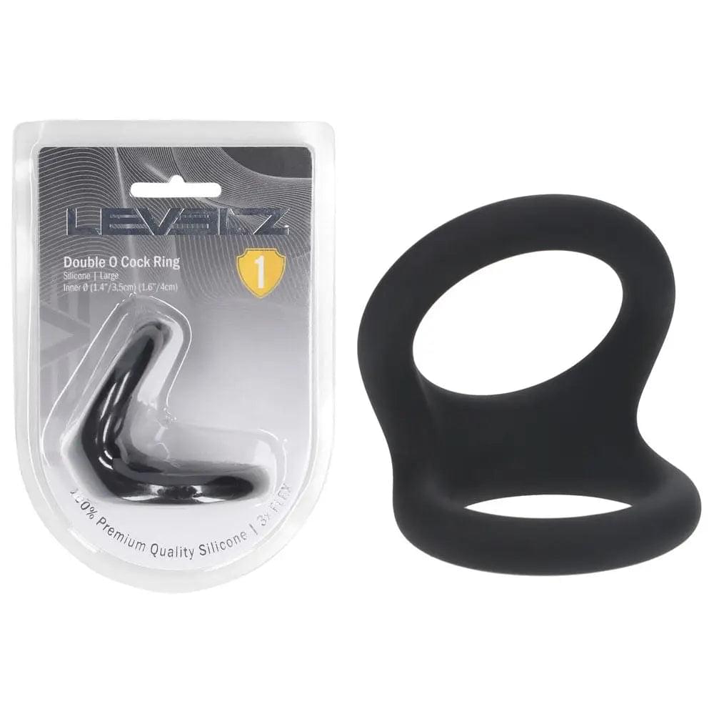 LEVELZ Double O Silicone Cock Ring - L -  -  Cock & Balls Rings Shots Toys Discreet Intimate Essentials.