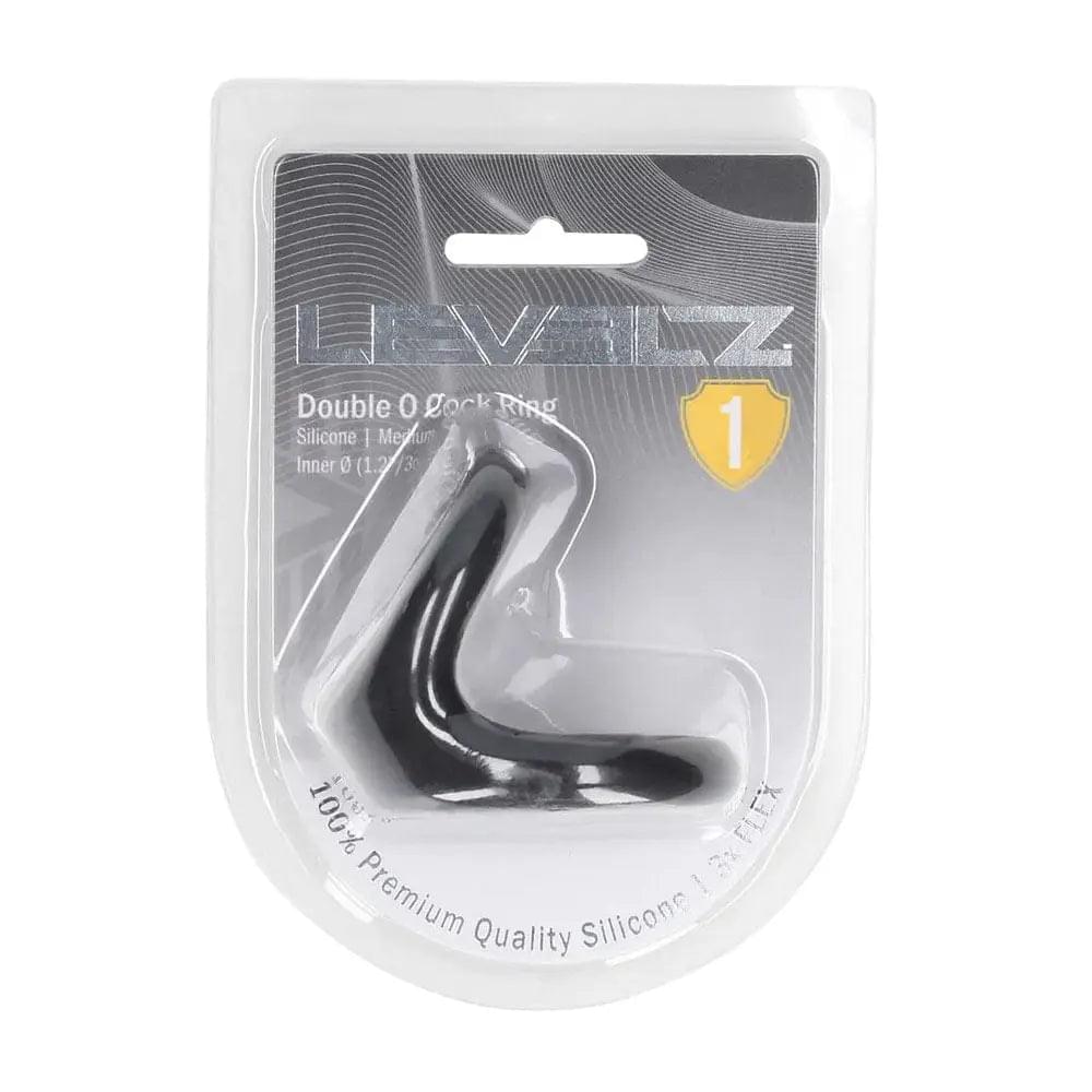 LEVELZ Double O Silicone Cock Ring - M -  -  Cock & Balls Rings Shots Toys Discreet Intimate Essentials.