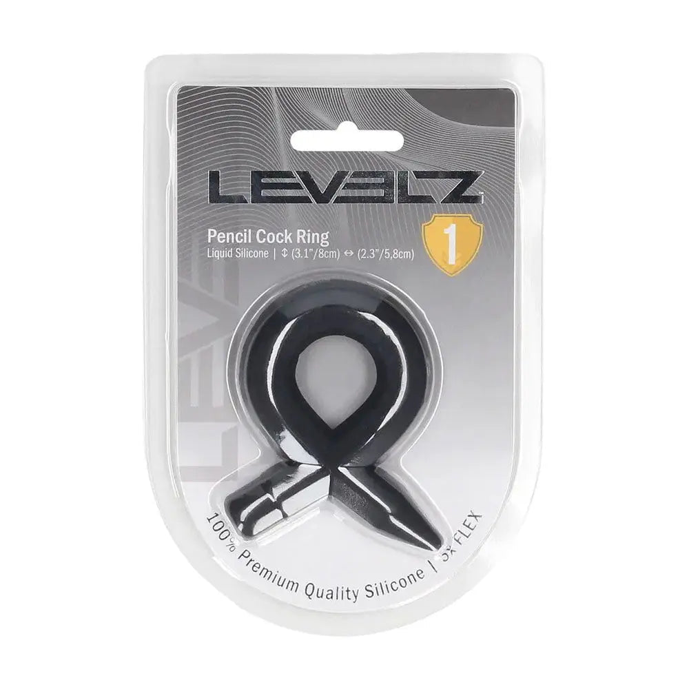 Shop affordable quality LEVELZ Pencil Liquid Silicone Cock Ring - Cock Ring - Discreet Intimate Essentials - COCK RINGS - Shots Toys