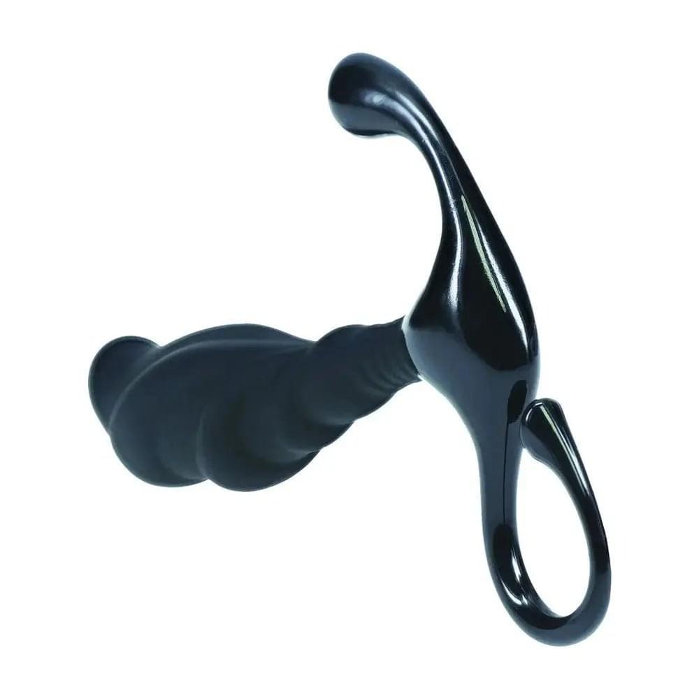 LEVELZ Rippled with Hard Loop Prostate Massager - Large -  Large Prostate Massager Shots Toys Discreet Intimate Essentials.