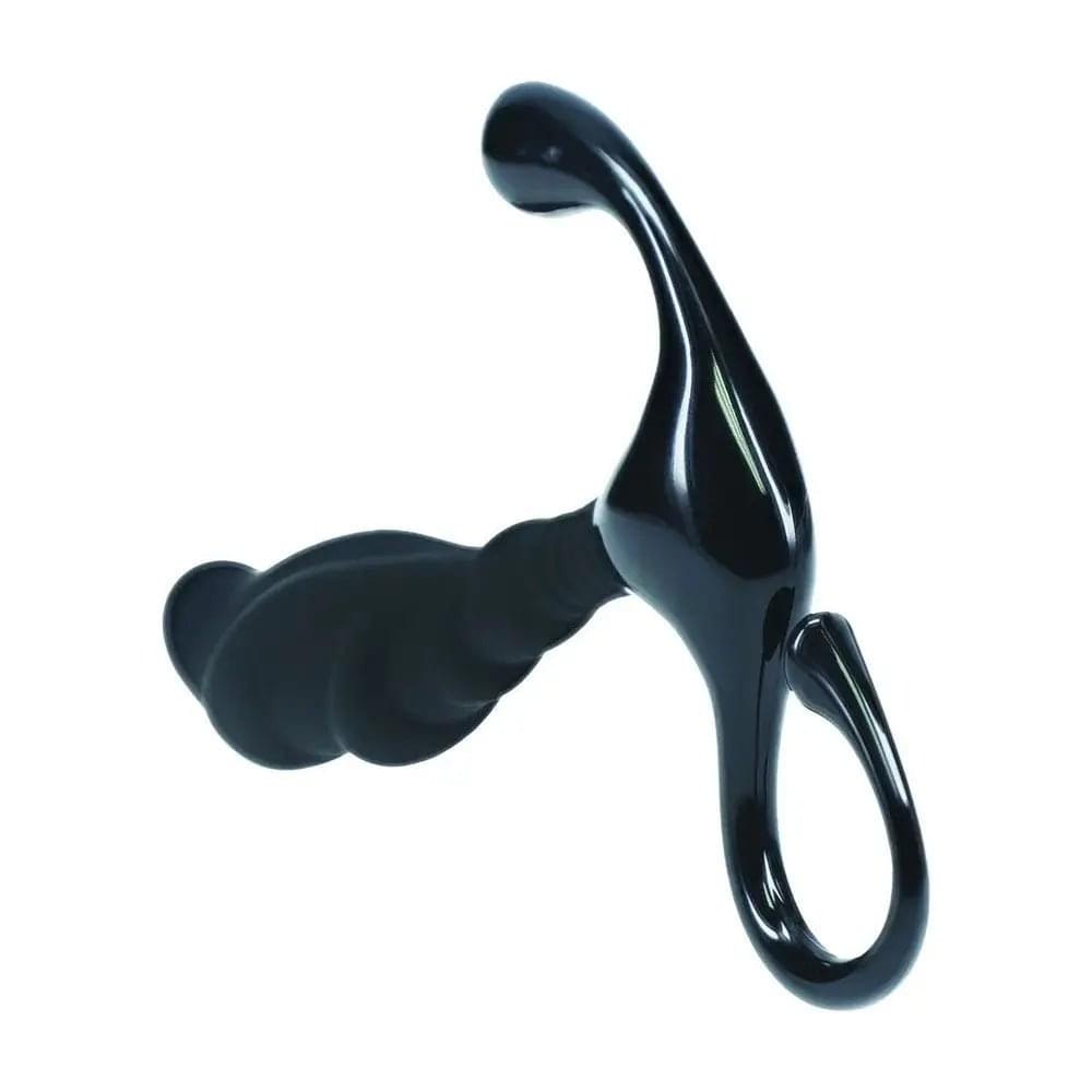 LEVELZ Rippled with Hard Loop Prostate Massager - Medium -  Medium Prostate Massager Shots Toys Discreet Intimate Essentials.