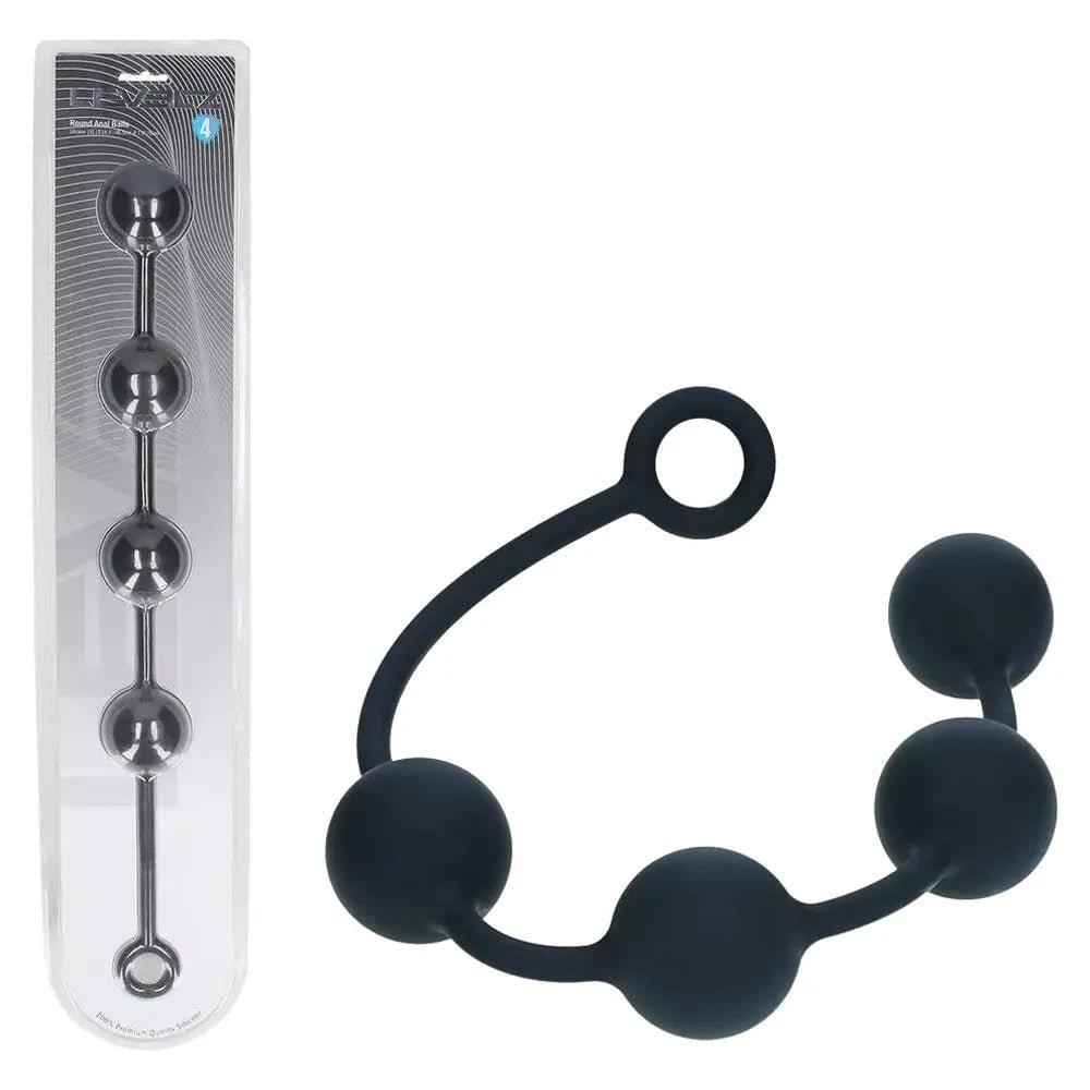 LEVELZ Round Anal Balls - XL - 50mm -  46.5 cm XL Anal Beads Shots Toys Discreet Intimate Essentials.