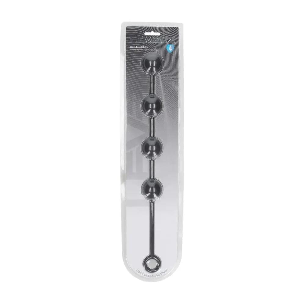 LEVELZ Round Silicone Anal Balls - L - 40mm -  40.5 cm Large Anal Beads Shots Toys Discreet Intimate Essentials.