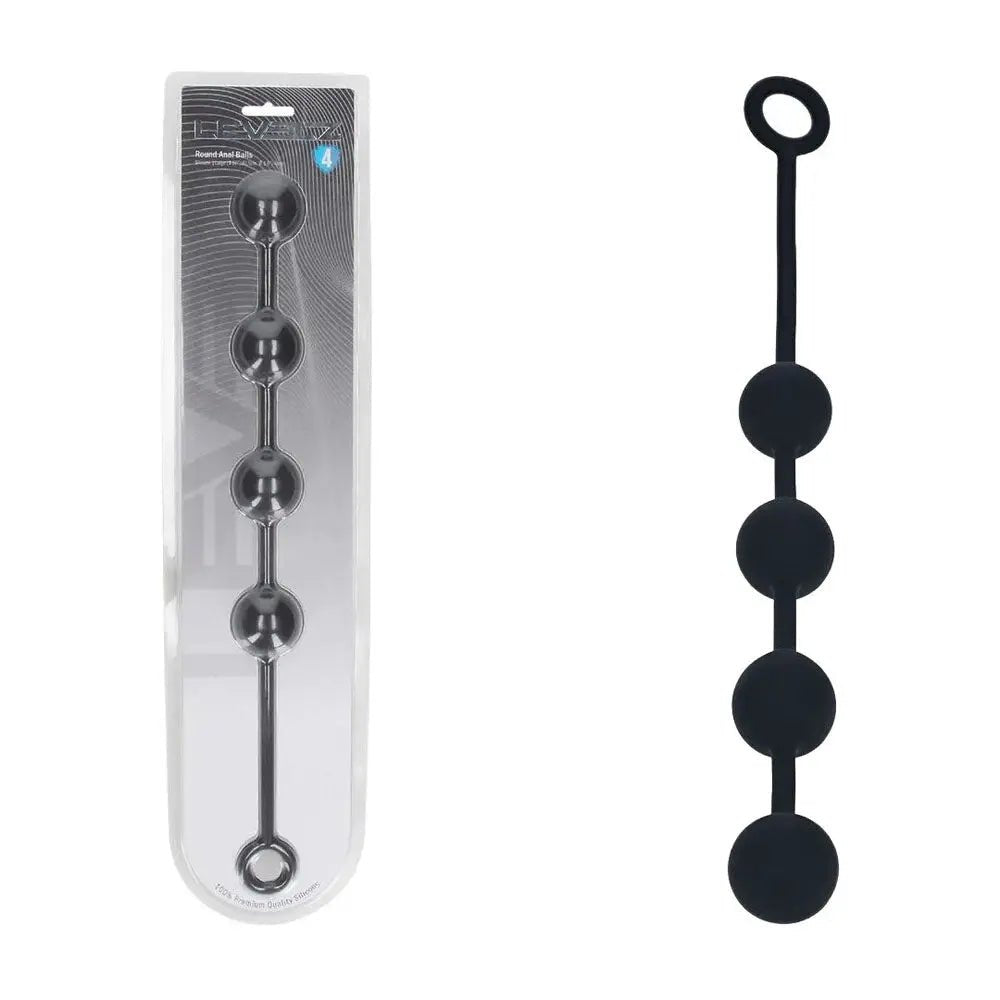 Shop affordable quality LEVELZ Round Silicone Anal Balls - L - 40mm - 40.5 cm Large Anal Beads - Discreet Intimate Essentials - ANAL TOYS - Shots Toys