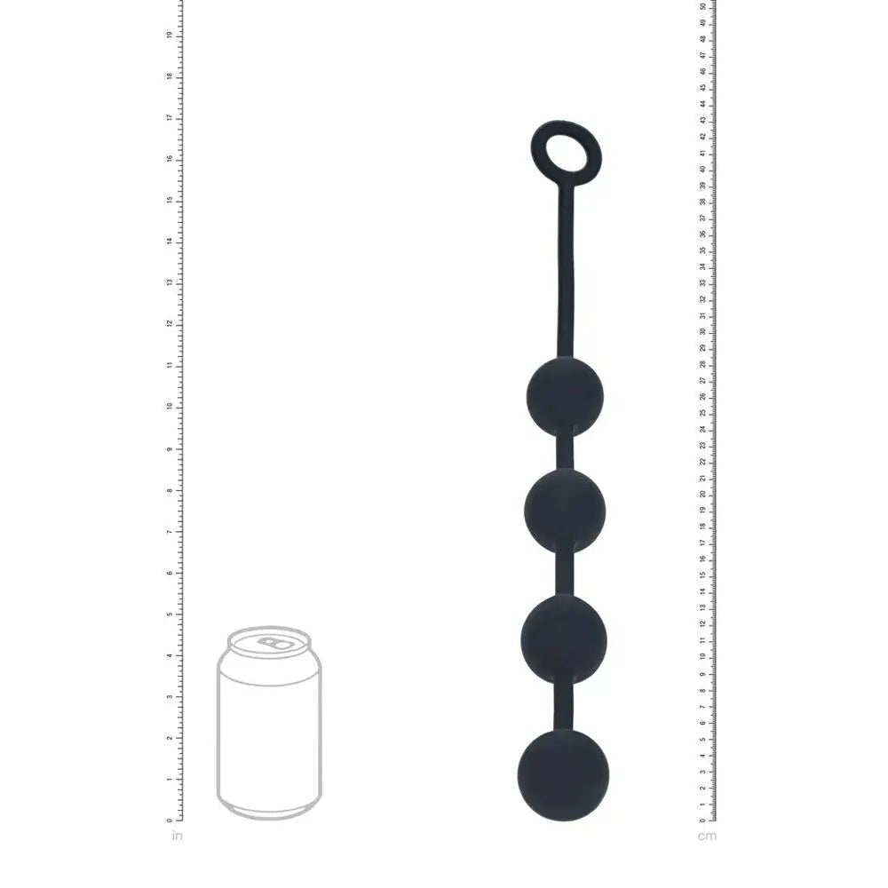 Shop affordable quality LEVELZ Round Silicone Anal Balls - L - 40mm - 40.5 cm Large Anal Beads - Discreet Intimate Essentials - ANAL TOYS - Shots Toys