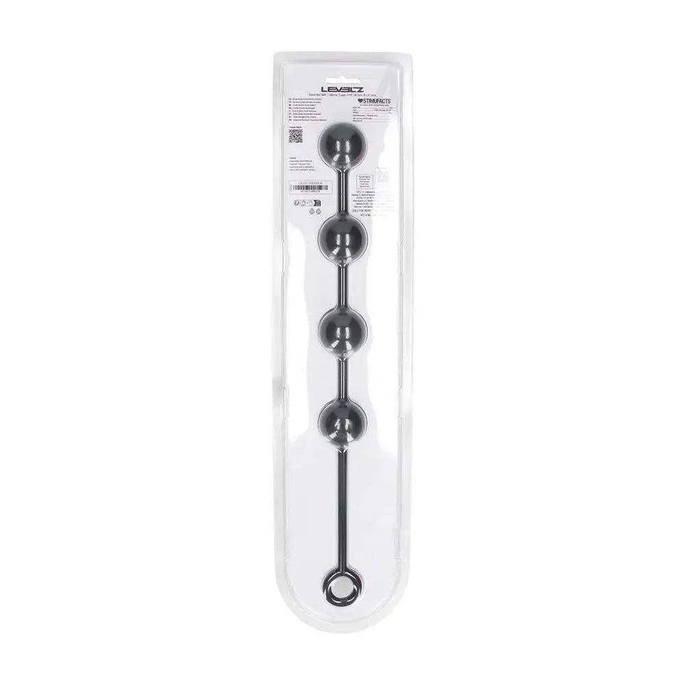 Shop affordable quality LEVELZ Round Silicone Anal Balls - L - 40mm - 40.5 cm Large Anal Beads - Discreet Intimate Essentials - ANAL TOYS - Shots Toys