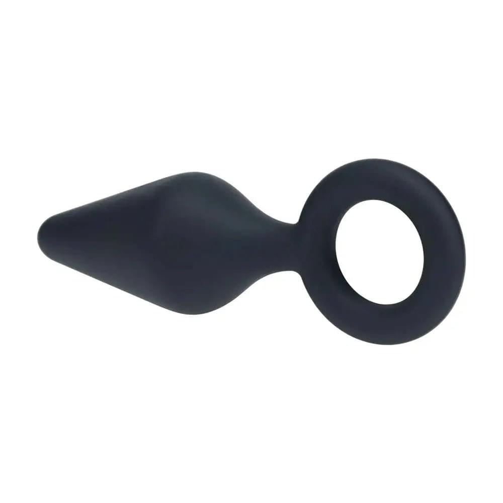LEVELZ Silicone Anal Plug with Loop - Large -  Large Butt Plug Shots Toys Discreet Intimate Essentials.