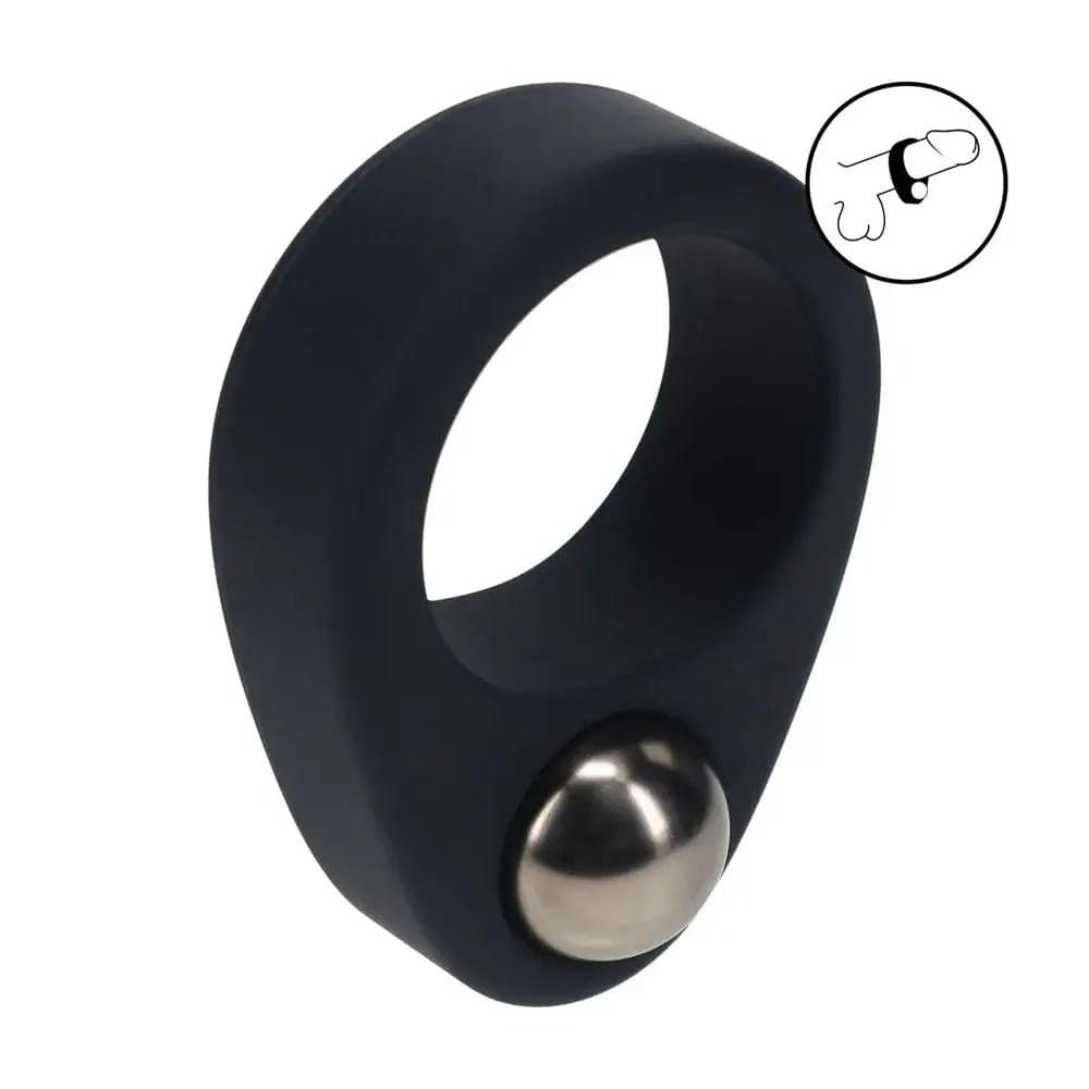 LEVELZ Single Weighted Ball Cock Ring -  -  Weighted Cock Ring Shots Toys Discreet Intimate Essentials.