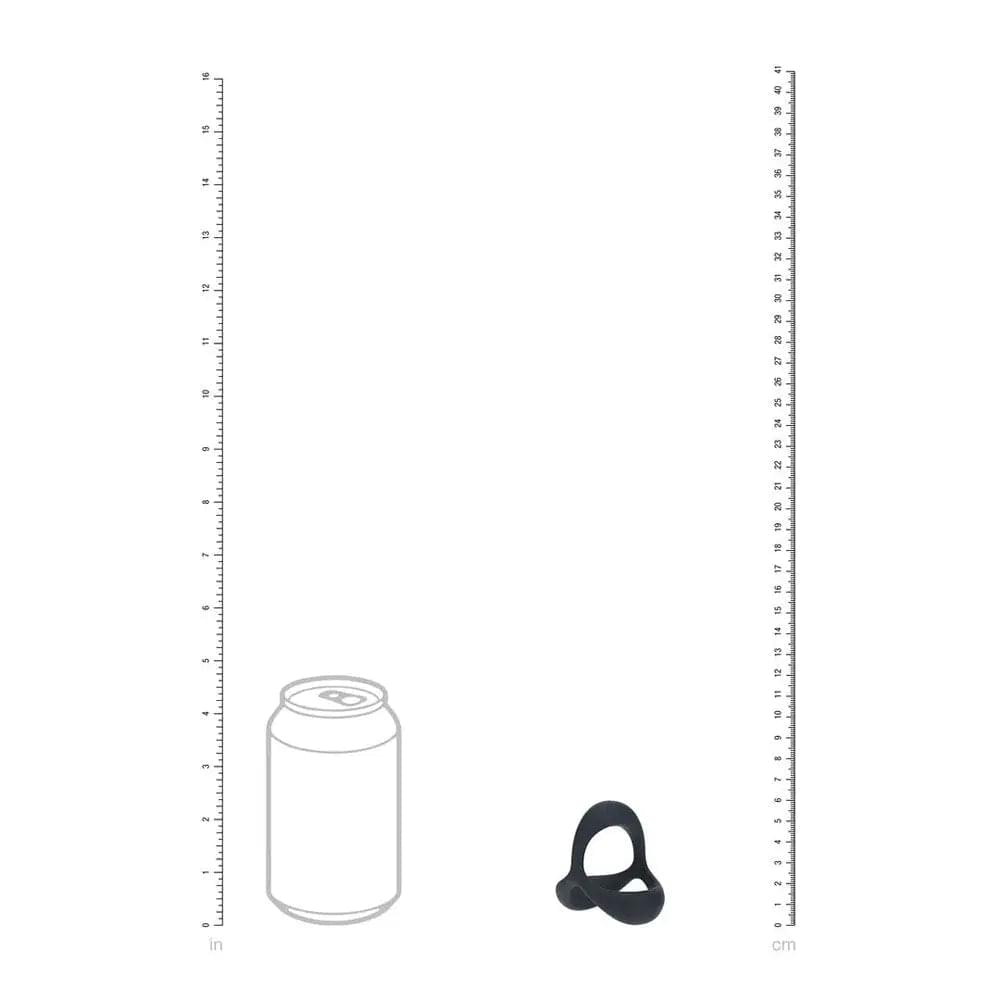 LEVELZ Tri O Ergo Silicone Cock Ring -  -  Cock & Balls Rings Shots Toys Discreet Intimate Essentials.