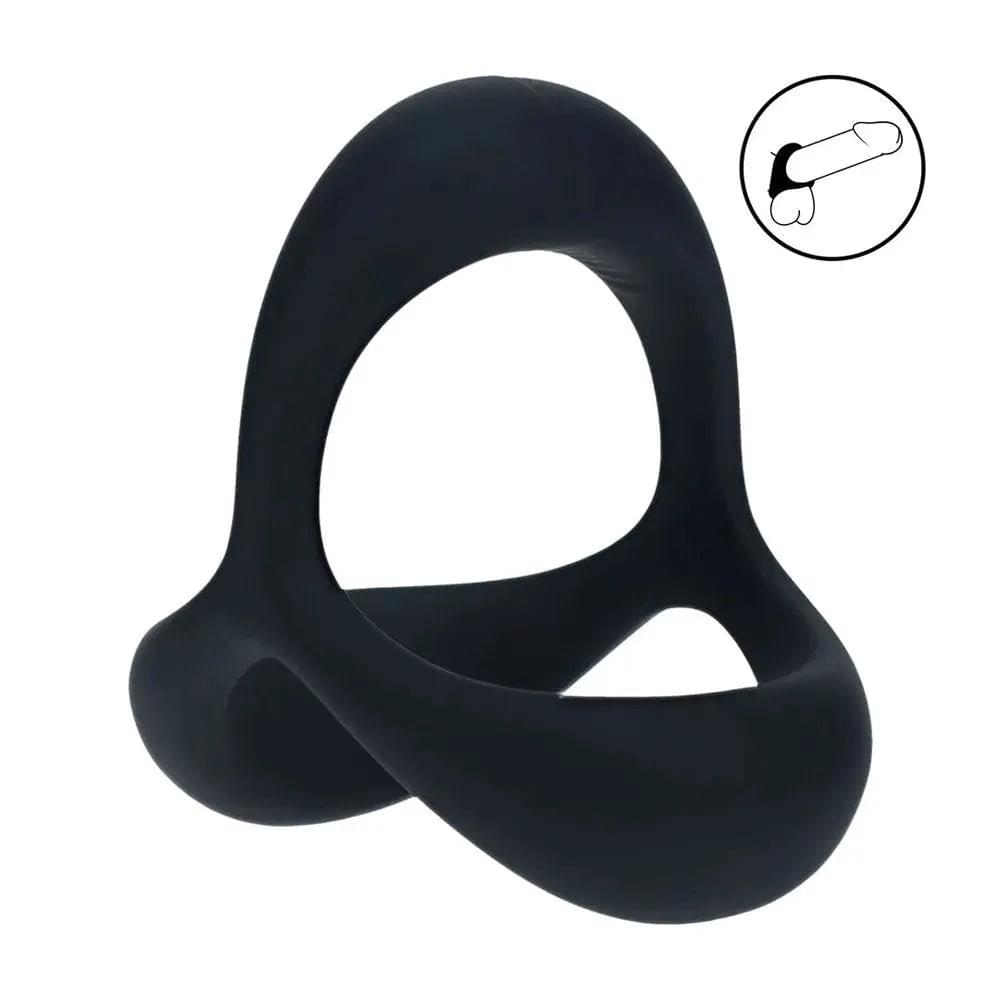 LEVELZ Tri O Ergo Silicone Cock Ring -  -  Cock & Balls Rings Shots Toys Discreet Intimate Essentials.