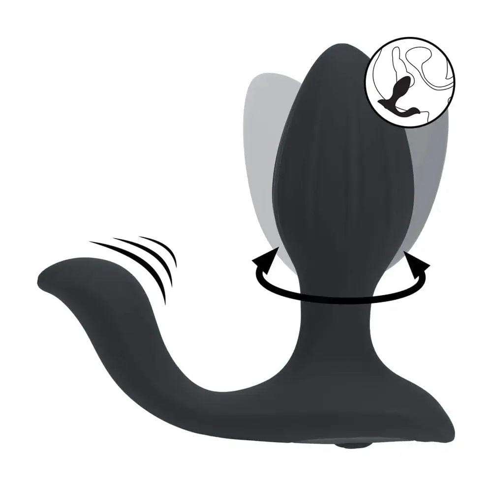 LEVELZ Vibrating & Rotating Anal Plug with Ball Stimulator -  10.7 cm USB Rechargeable Vibrating Butt Plug Shots Toys Discreet Intimate Essentials.