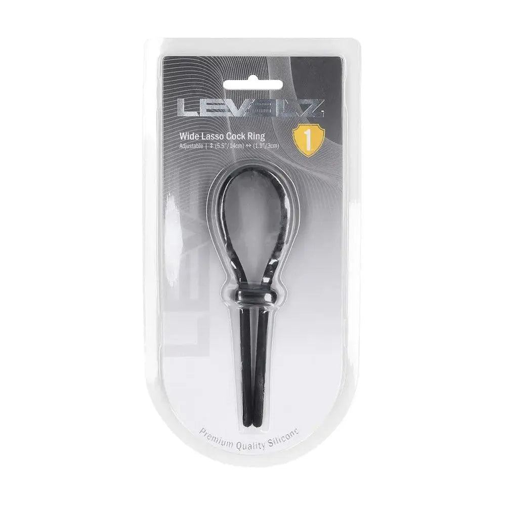 Shop affordable quality LEVELZ Wide Adjustable Silicone Lasso Cock Ring - Adjustable Cock Ring - Discreet Intimate Essentials - COCK RINGS - Shots Toys