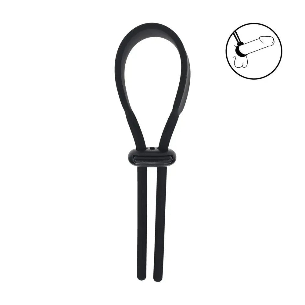 Shop affordable quality LEVELZ Wide Adjustable Silicone Lasso Cock Ring - Adjustable Cock Ring - Discreet Intimate Essentials - COCK RINGS - Shots Toys