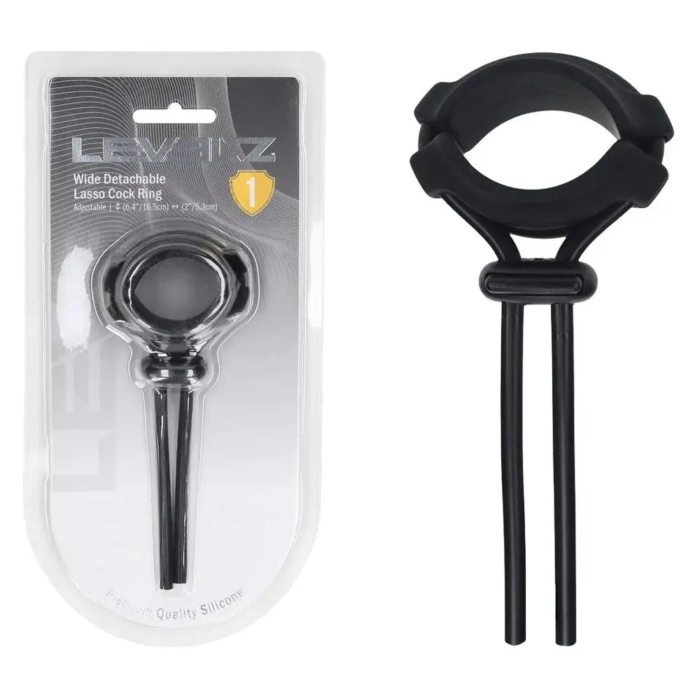 Shop affordable quality LEVELZ Wide Detachable Lasso Cock Ring - Adjustable Cock Ring - Discreet Intimate Essentials - COCK RINGS - Shots Toys