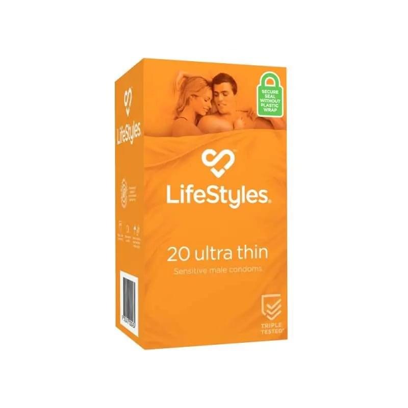 LifeStyles Ultra Thin Condoms 20 LifeStyles Discreet Intimate Essentials.