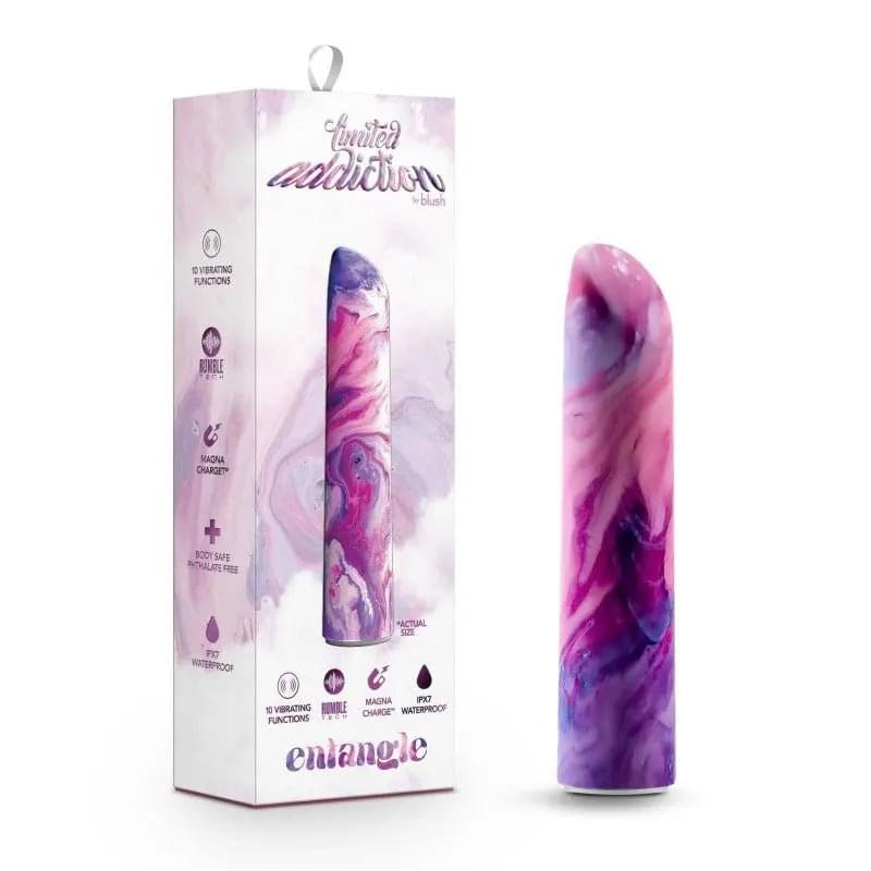 Limited Addiction Entangle - Power Vibe - Lilac 10.2 cm USB Rechargeable Bullet Blush Novelties Discreet Intimate Essentials.