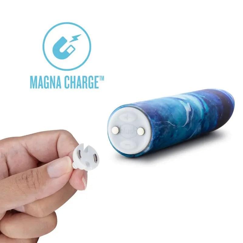 Limited Addiction Mesmerize - Power Vibe - Azure  10.2 cm USB Rechargeable Bullet Blush Novelties Discreet Intimate Essentials.