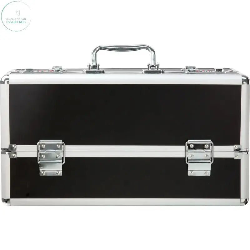 Lockable Large Vibrator Case Black BMS Discreet Intimate Essentials.