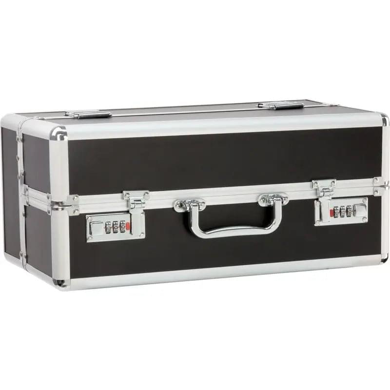 Lockable Large Vibrator Case Black BMS Discreet Intimate Essentials.
