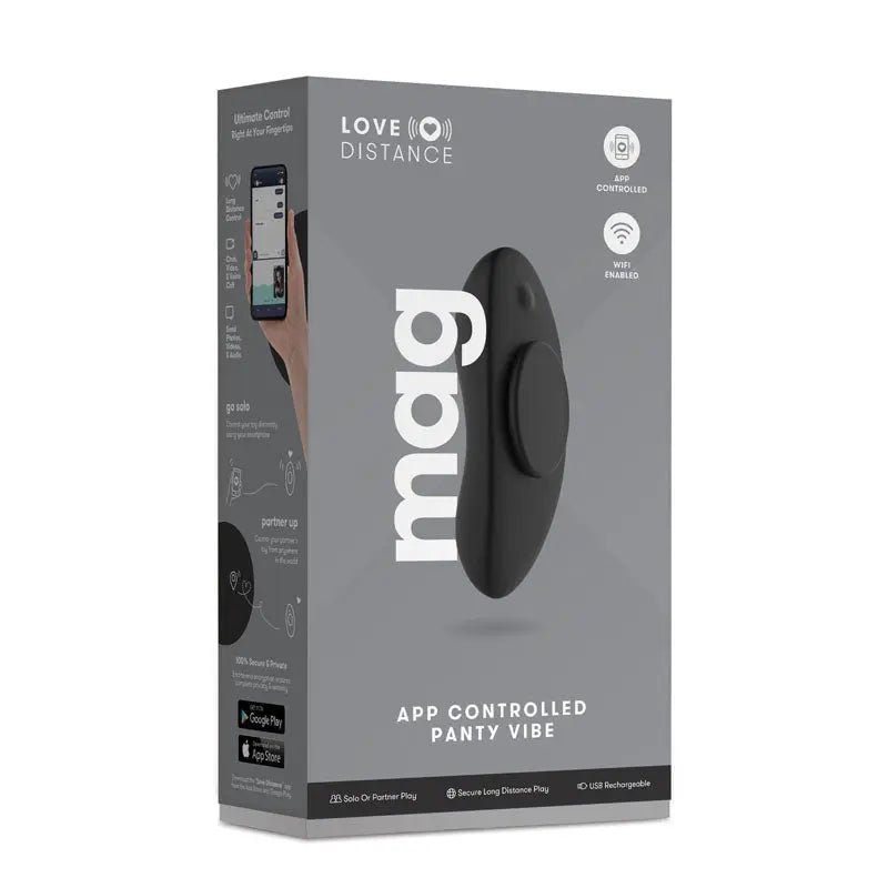 Shop affordable quality Love Distance MAG - Rechargeable Panty Vibrator with App Control - Discreet Intimate Essentials - STIMULATORS - Xgen Products