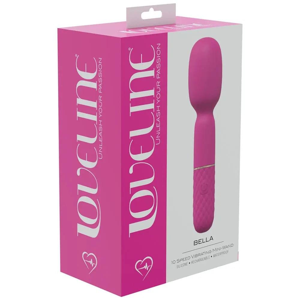 LOVELINE Bella -  -  14 cm USB Rechargeable Massage Wand Shots Toys Discreet Intimate Essentials.
