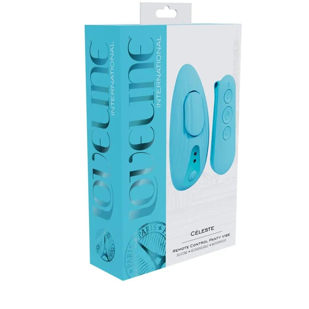 LOVELINE Celeste -  -  USB Rechargeable Panty Vibrator with Wireless Remote Shots Toys Discreet Intimate Essentials.